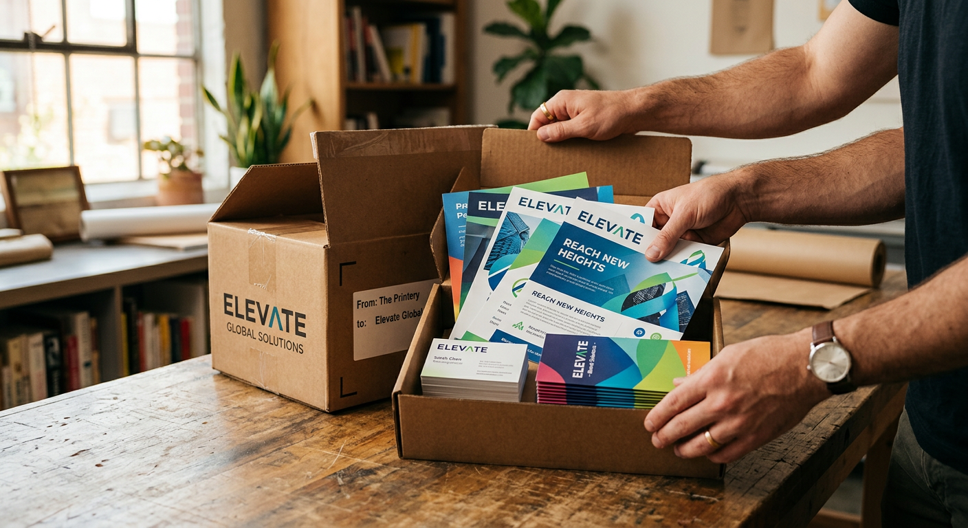 Livraison de supports imprimés commandés en ligne au Maroc